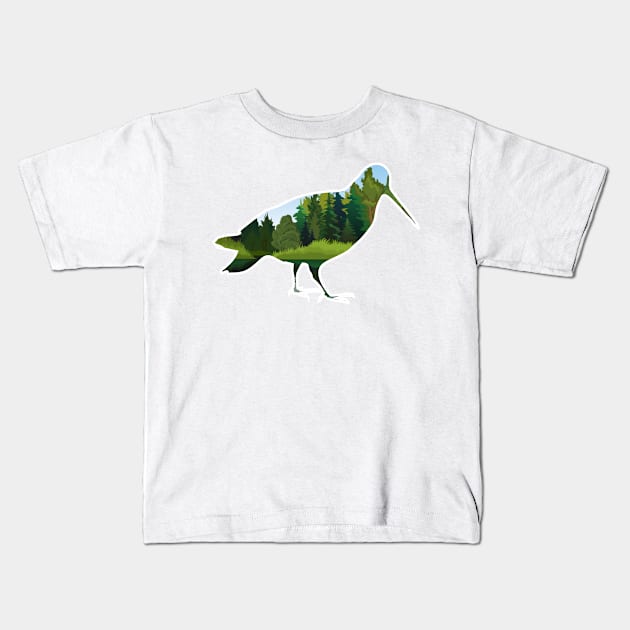 SCHOLARSHIP in the forest Kids T-Shirt by Adadita